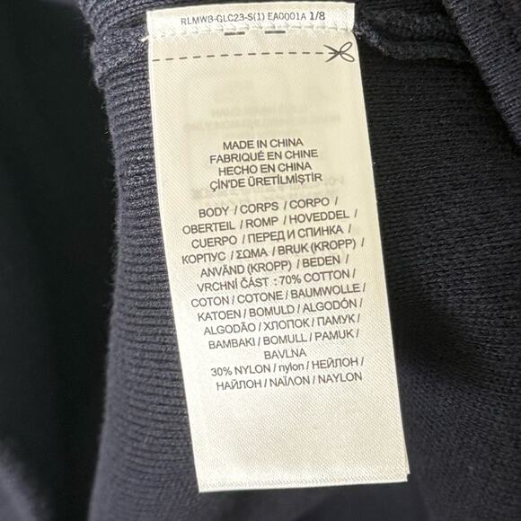 Lauren Ralph Lauren Cotton-Blend Sweater Blazer L - Picture 8 of 9